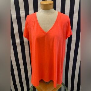 Lilly Pulitzer bright orange t-shirt size XL